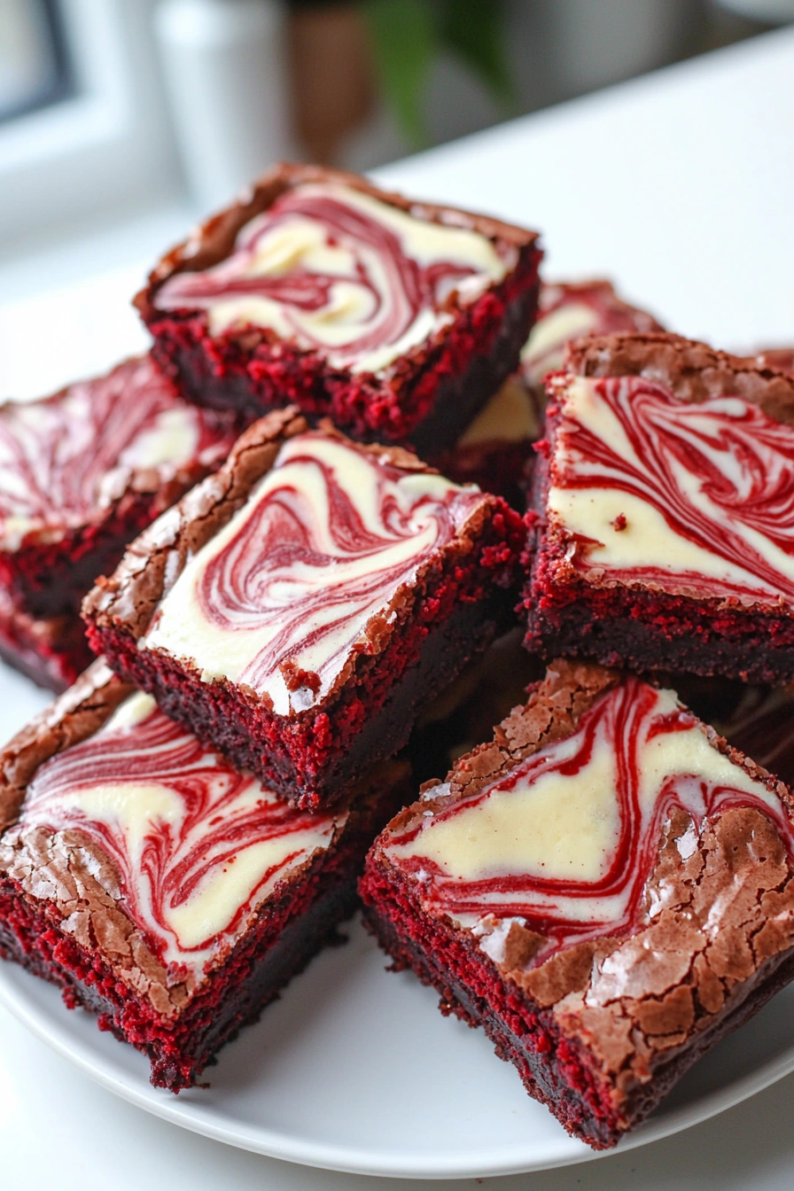 Red Velvet Cheesecake Brownies