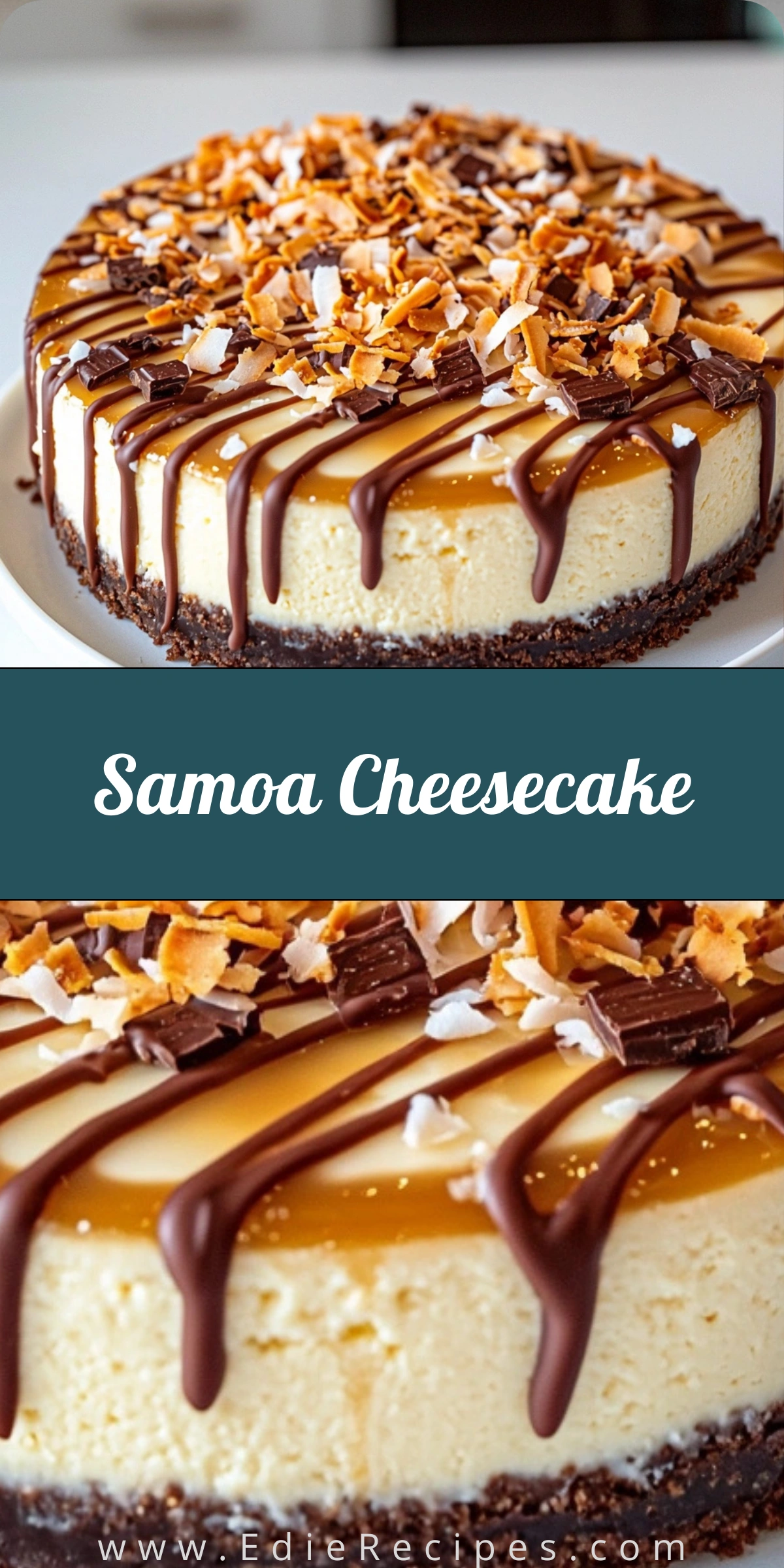 Samoa Cheesecake