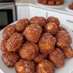 Brown Sugar Banana Fritter Bites
