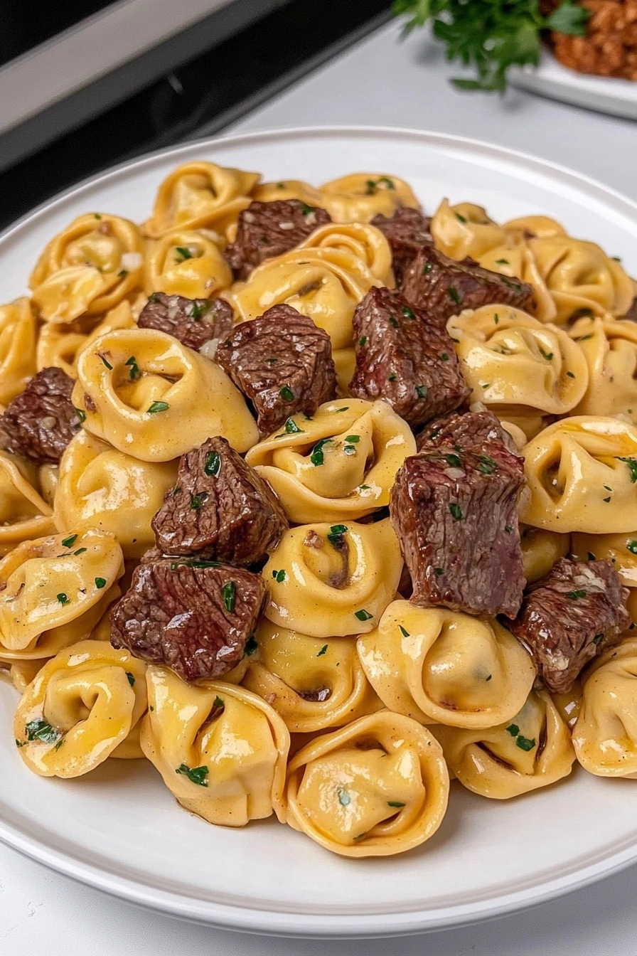 Buttery Steak Tortellini