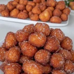 Caramel Apple Fritter Donut Holes
