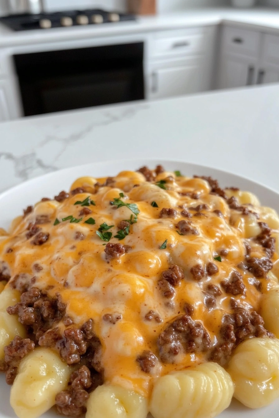 Cheeseburger Gnocchi