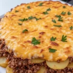 Cheesy Ground Beef and Potato Casserole