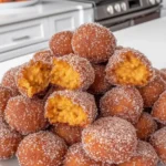 Cinnamon Sugar Pumpkin Fritter Bites