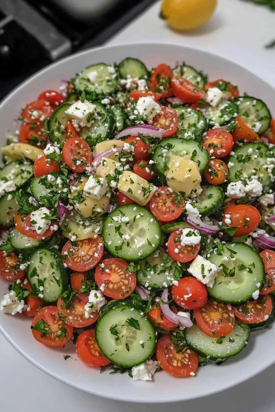 Cucumber Feta Salad