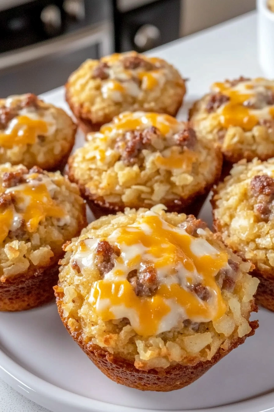 Hash Brown Sausage Muffins