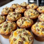 Herbed Sausage & Cheese Muffins