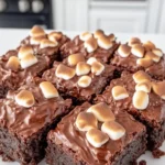 Marshmallow Brownies with Fudge