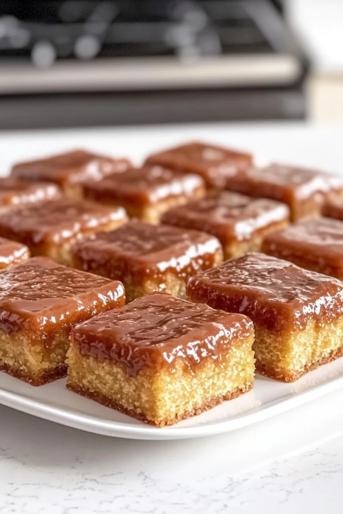 Soft Baked Maple Donut Bars