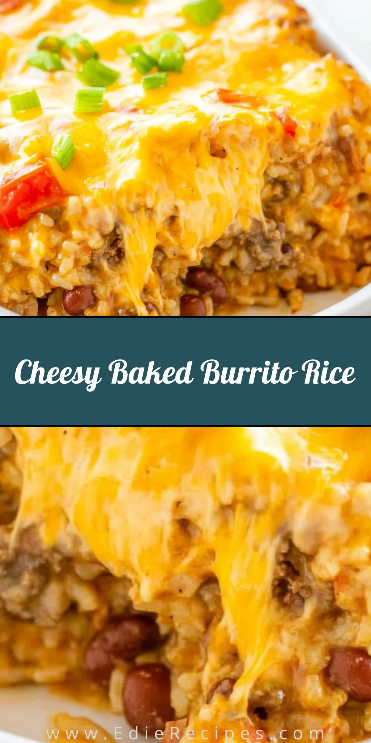 Cheesy Baked Burrito Rice
