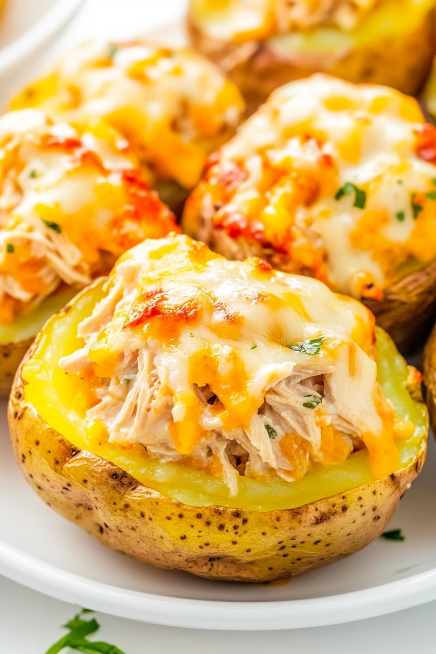 Chicken Stuffed Potatoes