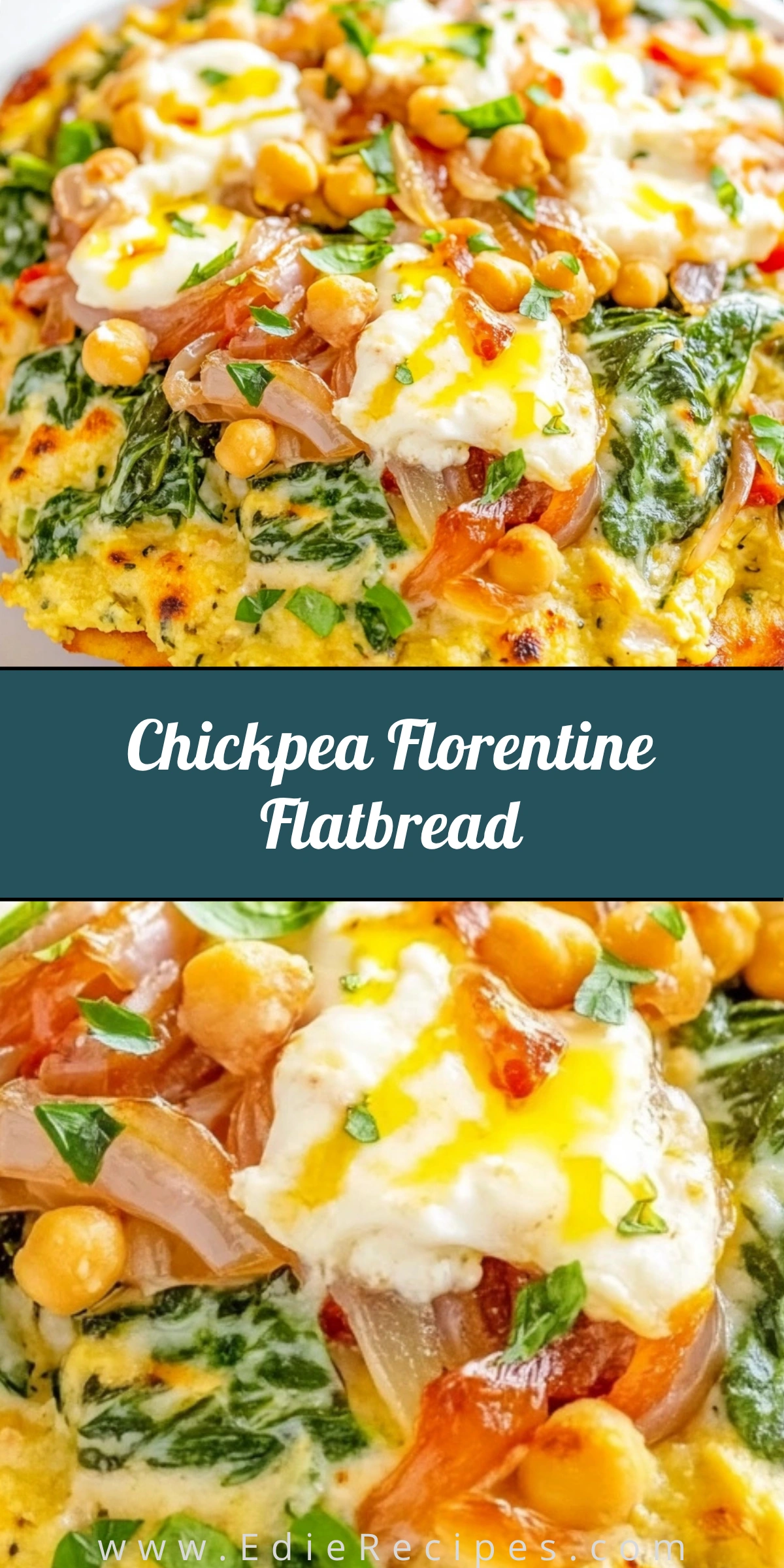 Chickpea Florentine Flatbread