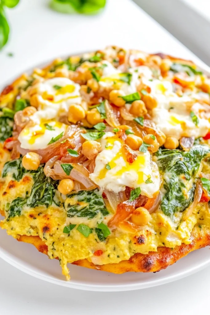 Chickpea Florentine Flatbread