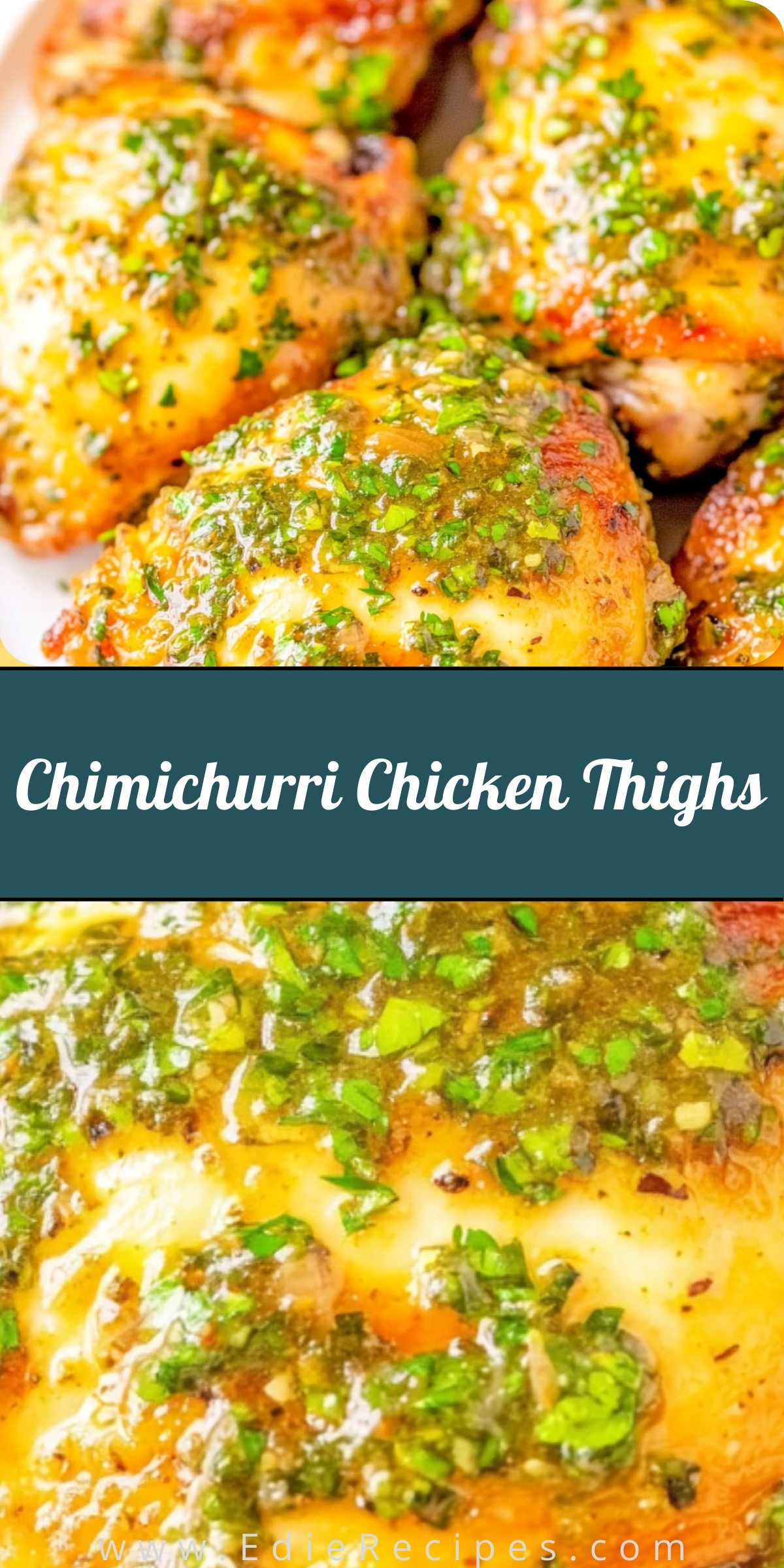 Chimichurri Chicken Thighs