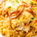 French Onion Chicken Orzo