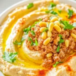 Hummus Bowl with Spiced Beef