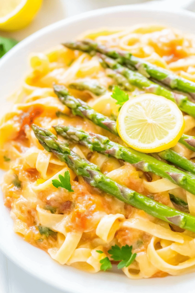 Lemon Asparagus Pasta