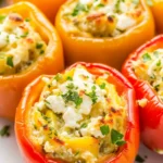 Mediterranean Feta Stuffed Mini Peppers