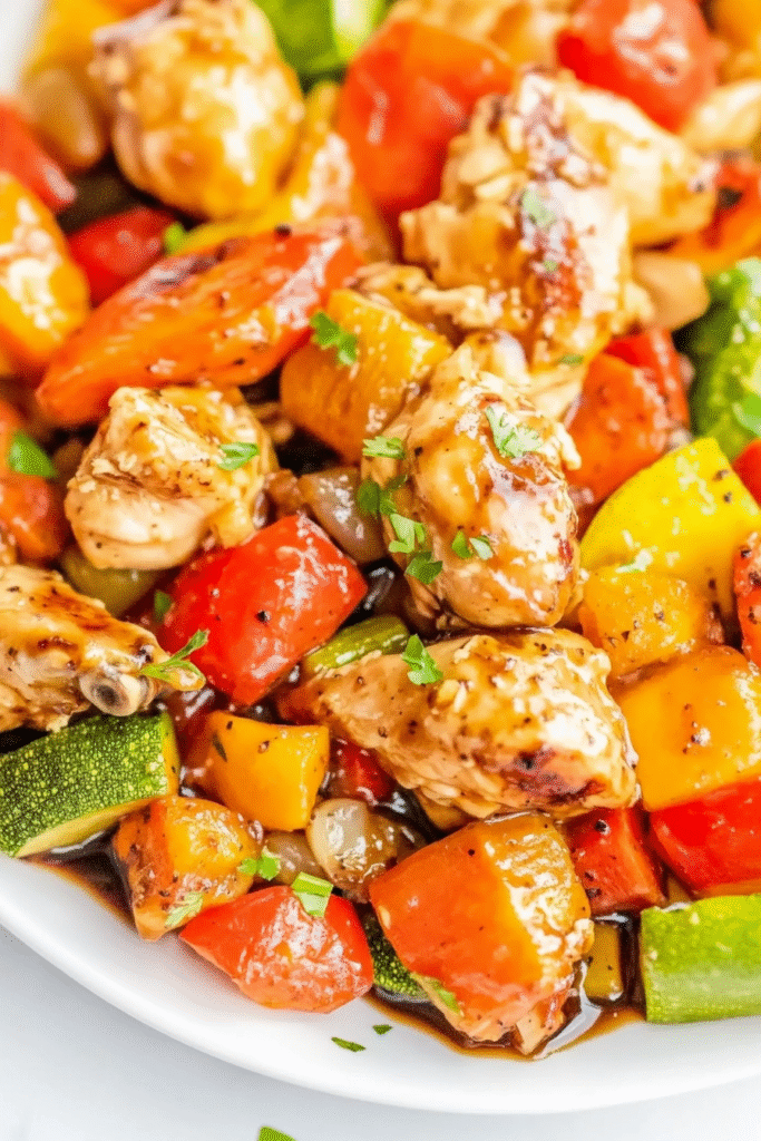 One Pan Balsamic Chicken