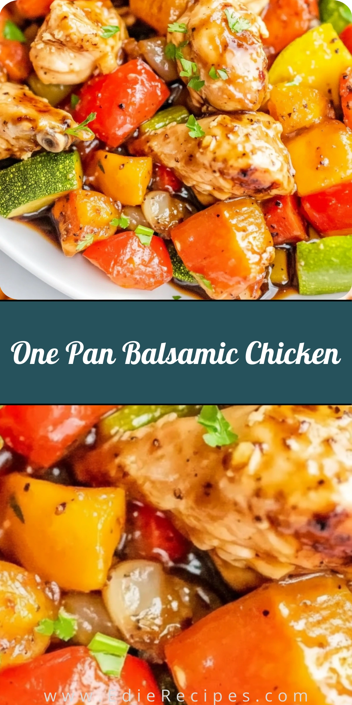 One Pan Balsamic Chicken
