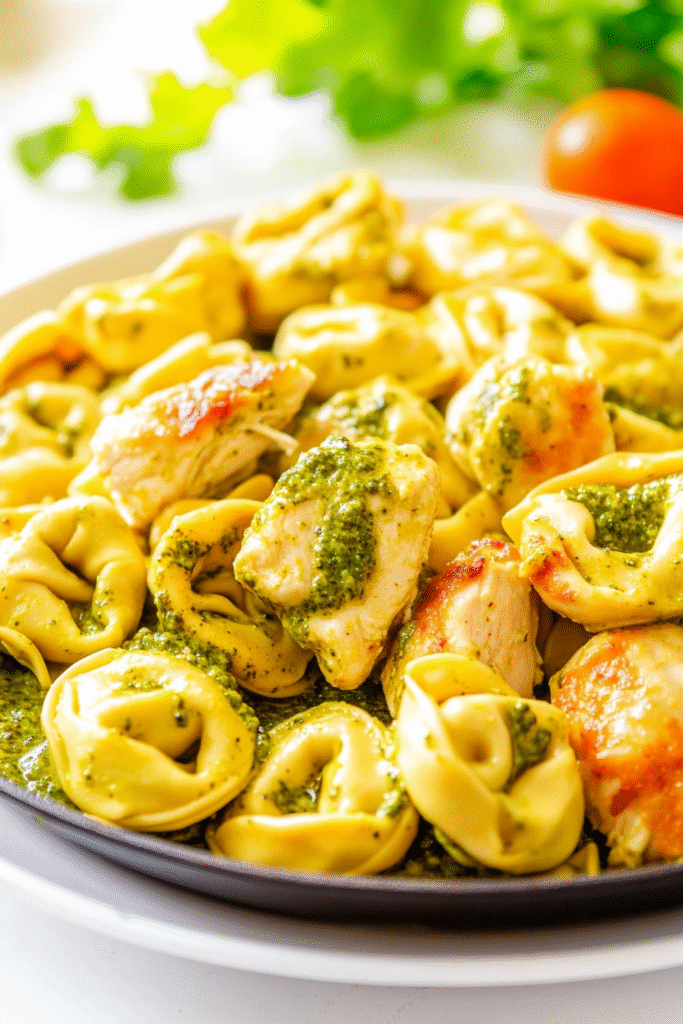 Pesto Chicken Tortellini