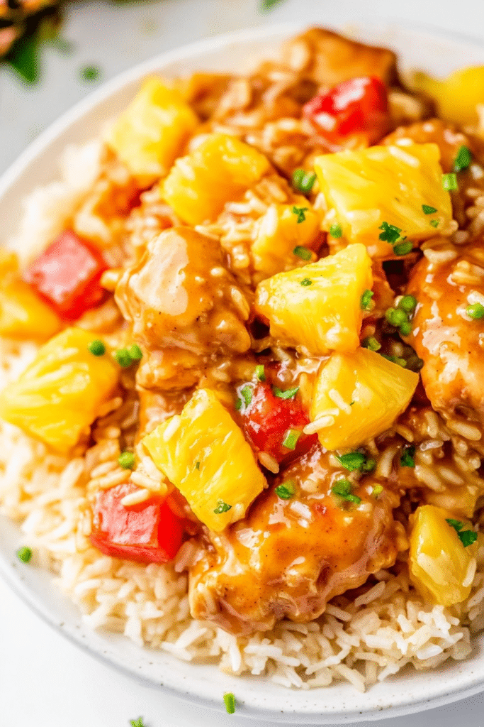 Pineapple Chicken and Rice
