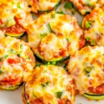 Pizza Stuffed Zucchini Rounds