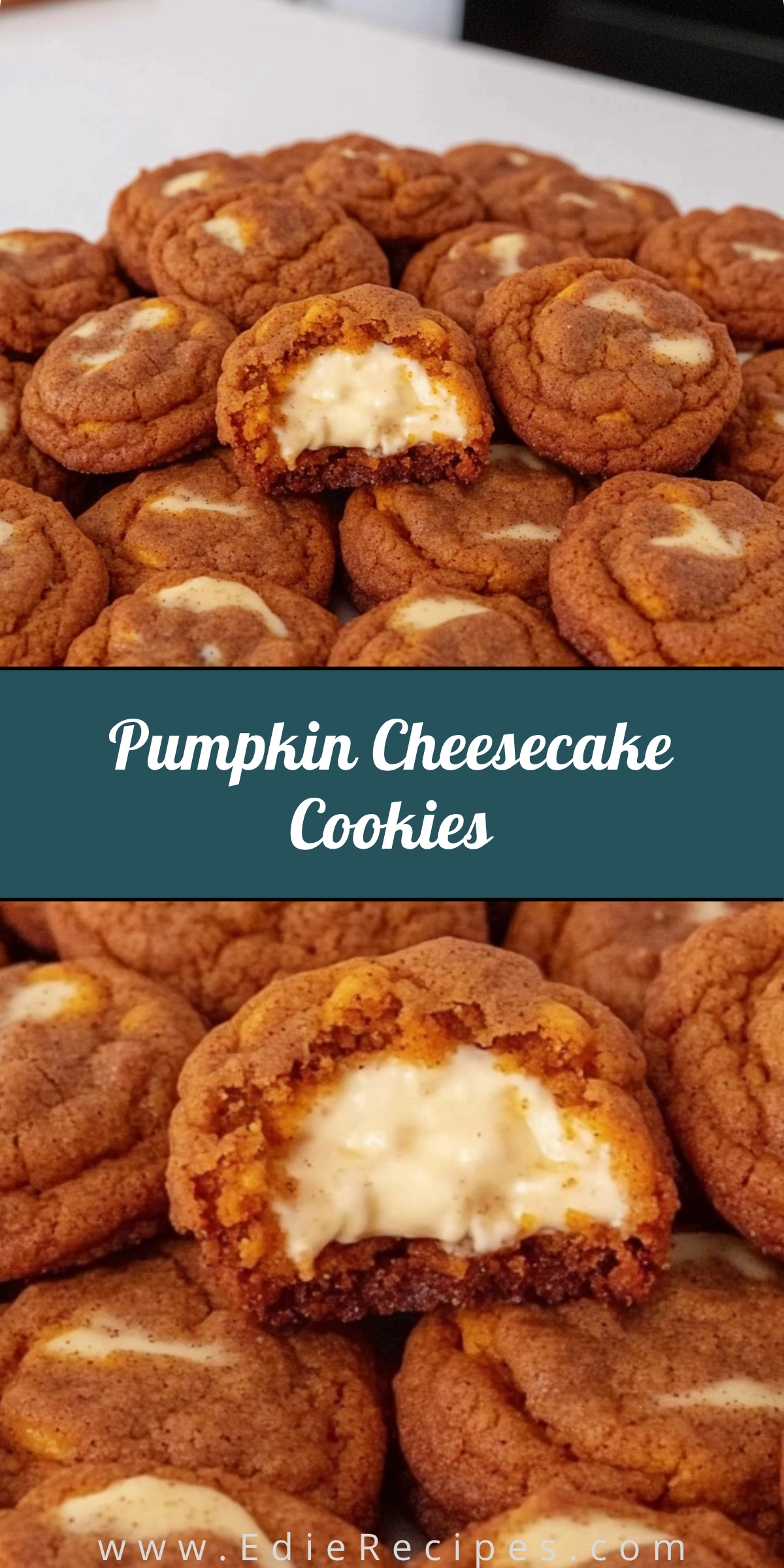 Pumpkin Cheesecake Cookies