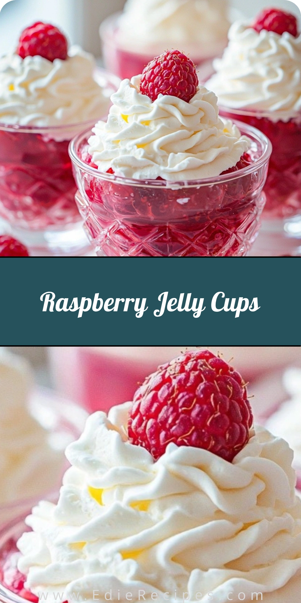Raspberry Jelly Cups