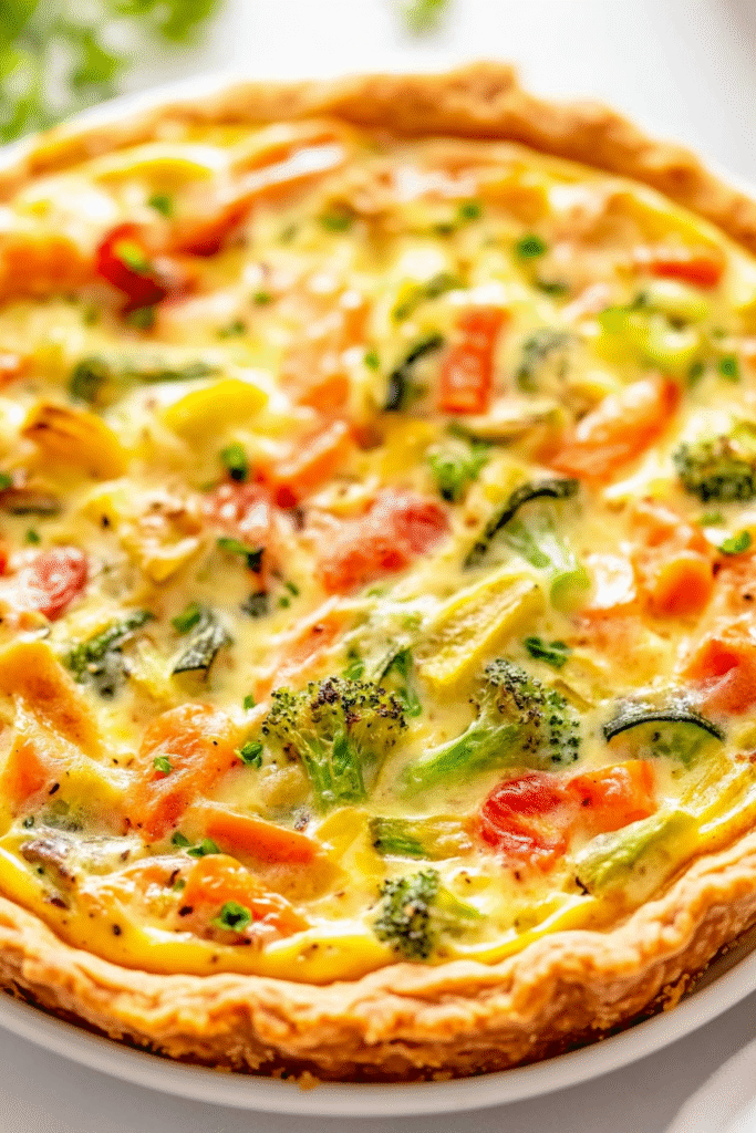 Spring Vegetable Quiche