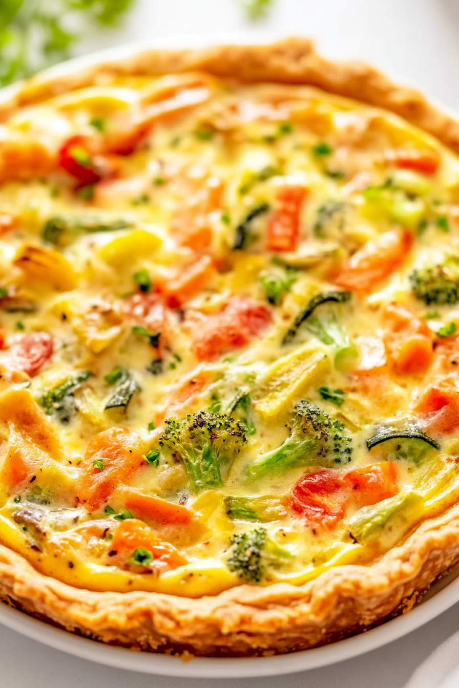 Spring Vegetable Quiche