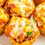 Taco Stuffed Tater Tot Cups