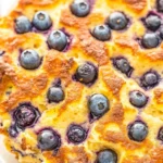 Blueberry Cottage Cheese Bake