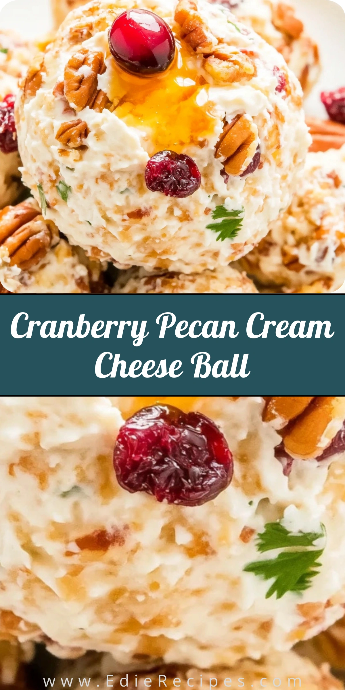 Cranberry Pecan Cream Cheese Ball