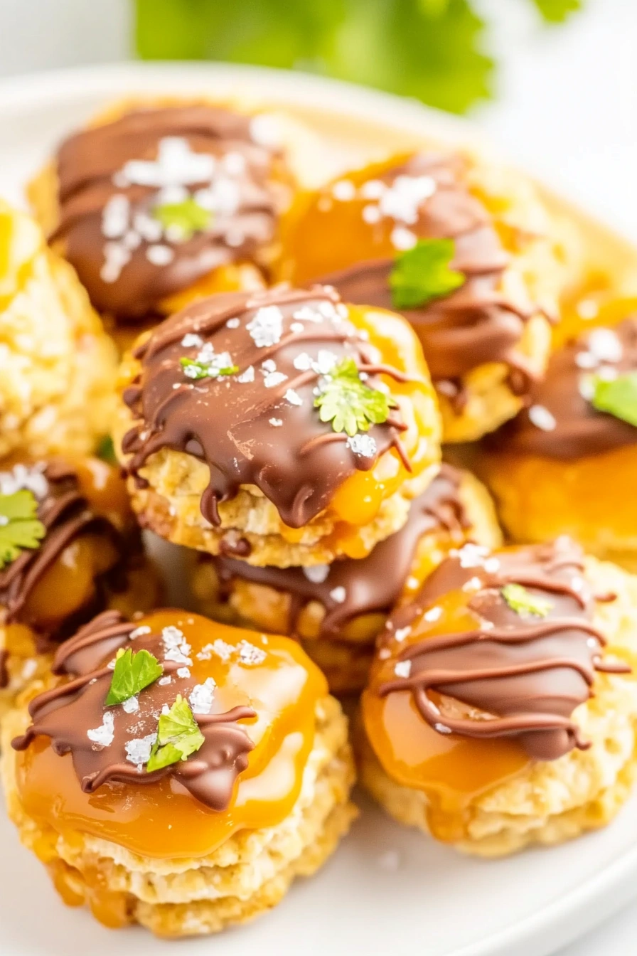 Salted Caramel Cracker Bites