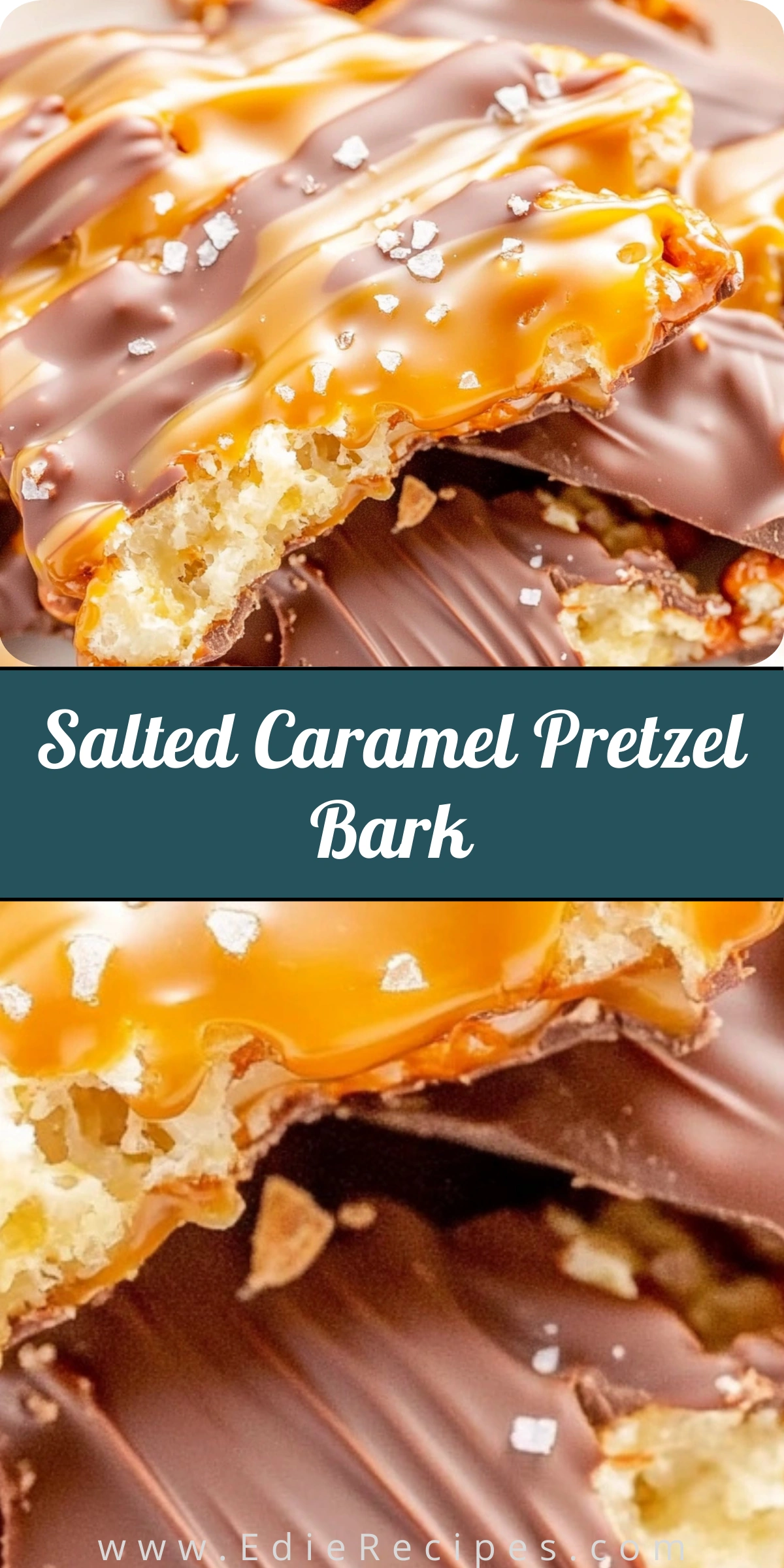 Salted Caramel Pretzel Bark