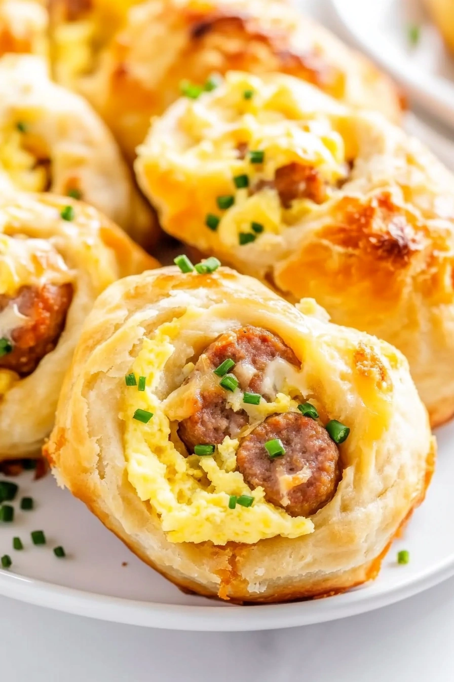 Sausage Egg Breakfast Rolls