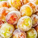 Sugared Champagne Grapes
